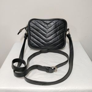 Brampton London Quilted Leather Mini Crossbody